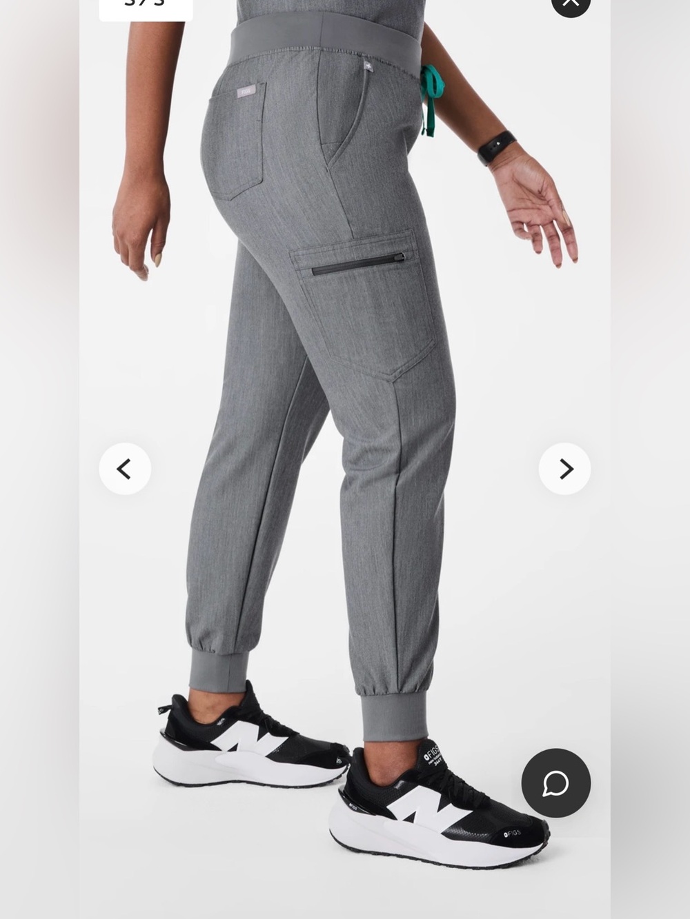 Zamora Jogger Scrub Pant Charcoal Technical Collection 3XL